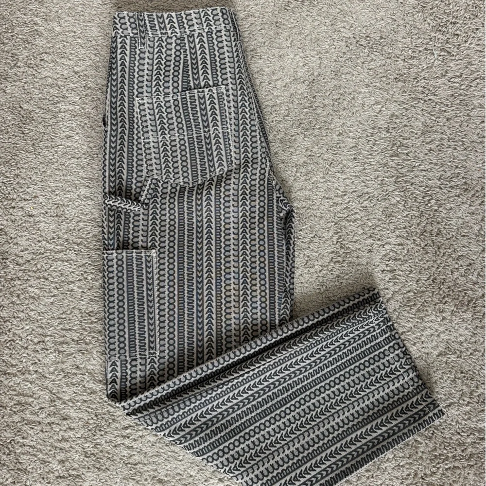 Marc Jacobs Wide Monogram Patterned Pants - Picture 3 of 10